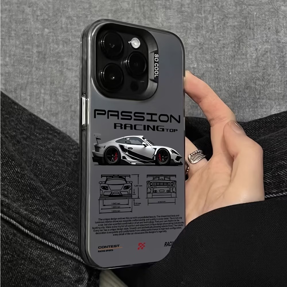 Xo Phone Accessories - クールなレーシングスタイルラインのスマホケース iPhone 18 17 16 15