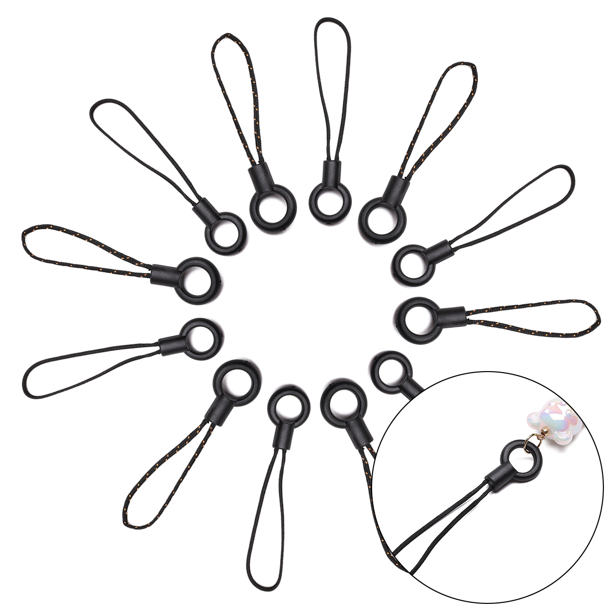 Phone Accessories Hanger - アクリルストラップキーホルダー,6 cm, 7cm, 2個,携帯電話ストラップ,チャーム,DIYバックパック,ジュエリーアクセサリー