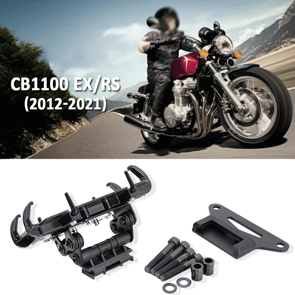 Phone Accessories Kit - ホンダcb1100 rs/ex 2012-2021 cb1100 ex用モーターサイクルアクセサリー,スマートフォンナビゲーション,gpsプレートホルダー,アダプティブホルダーキット