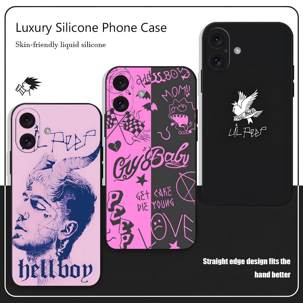 Xo Phone Accessories - L-Lil Peep有名スター人気スマホケース iPhone 17 16 15