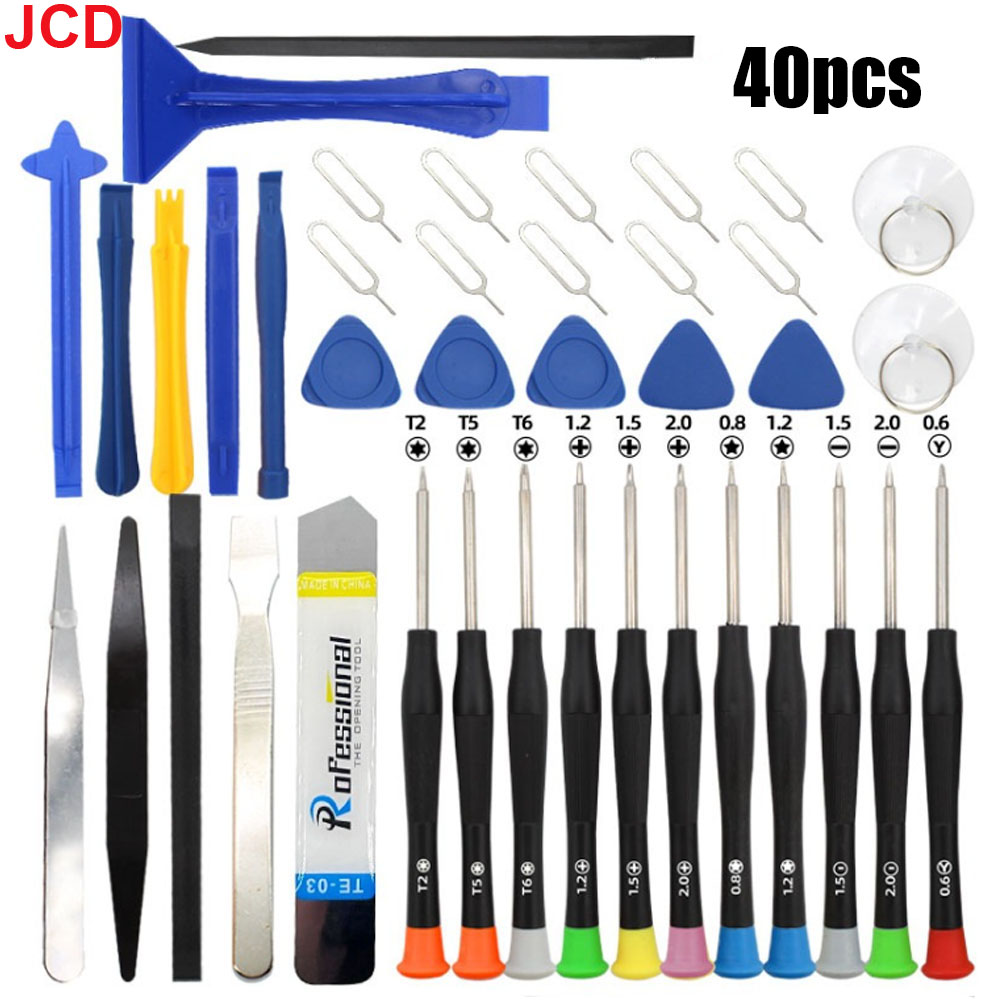 Phone Accessories Kit - 40 in 1 携帯電話修理ツール分解修理セット iPhone ドライバーコンビネーションスキッド多機能分解キット