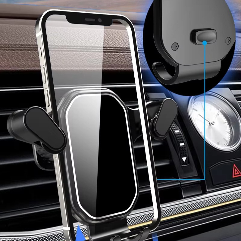 Phone Accessories Hanger - プレミアム安定ユニバーサルカーフォンホルダーフック エアコン吹き出し口マウント 拡張アーム付き 安全ナビゲーションカーアクセサリー