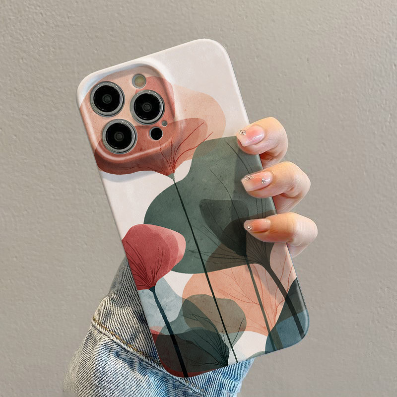 Xo Phone Accessories - 自然の芸術 葉っぱ柄ケース iPhone 17 16 15