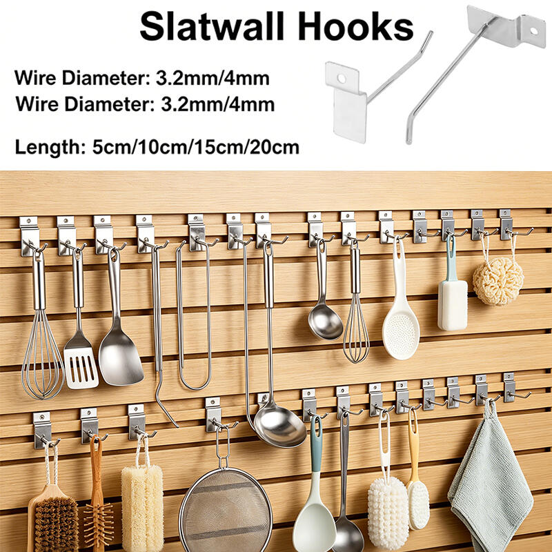 Phone Accessories Hanger - 壁掛けフック ネイルウォールディスプレイ ジュエリーフック 携帯電話アクセサリー シングルラインフック スチール製金具