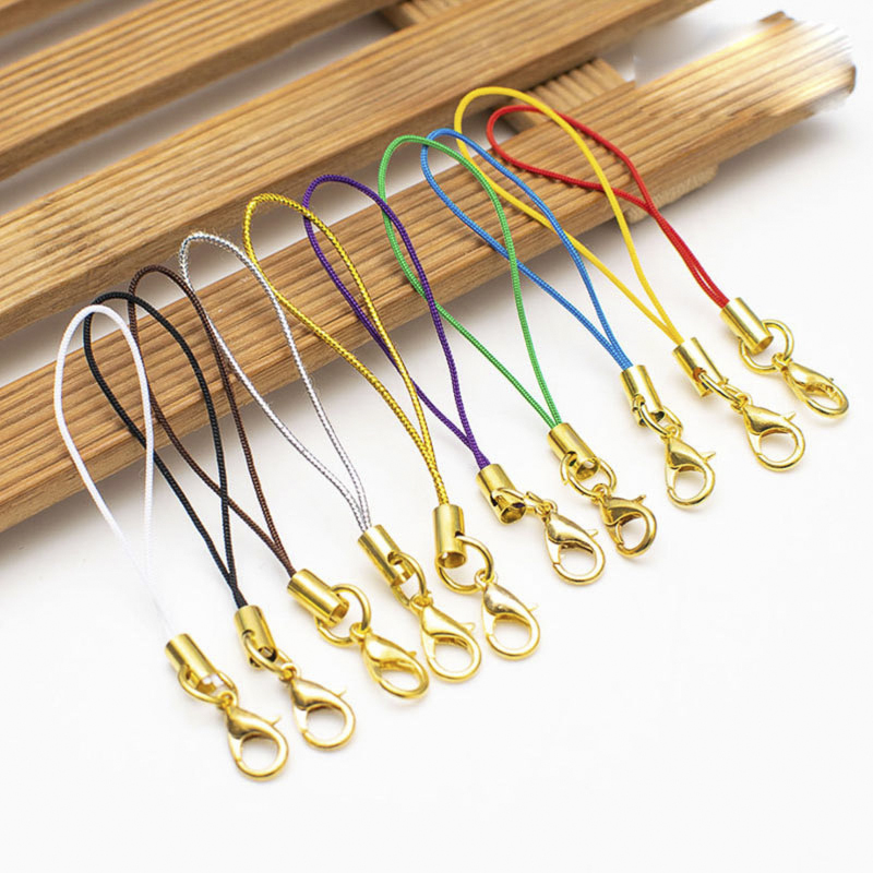 Phone Accessories Charms - ゴールドロブスタークラスプ付き携帯電話ケース,リアットストラップ,電話コード,キーチェーン,コネクタ検索,リング