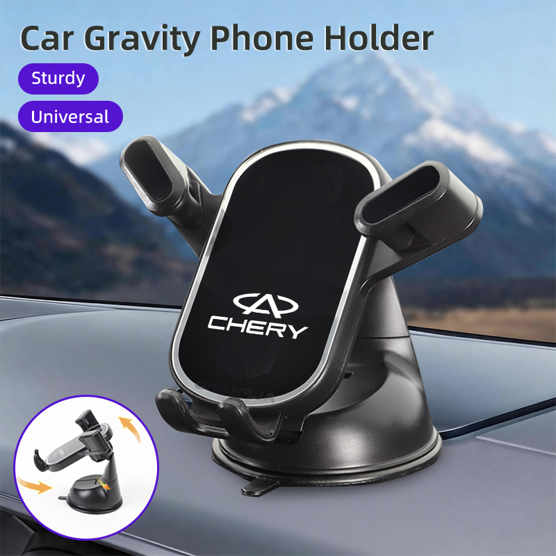 Qq Phone Accessories - 車載スマホホルダー 吸盤式ベース 携帯スタンド フック付きアクセサリー チェリー フルウィン