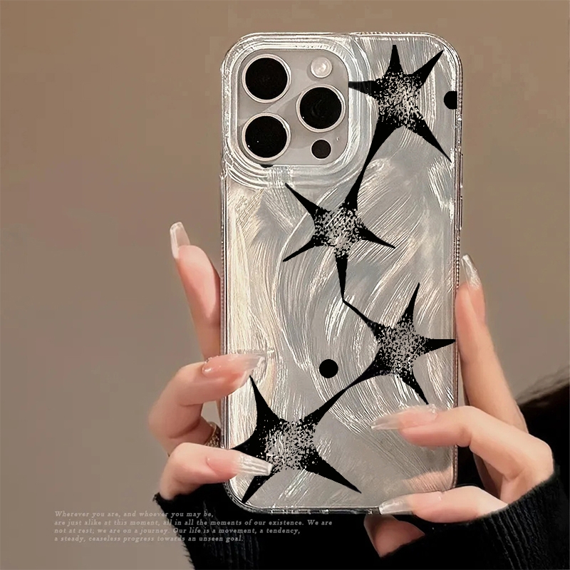 Xo Phone Accessories - 輝く星柄のおしゃれなスマホケース iPhone 17 16 Pro Max