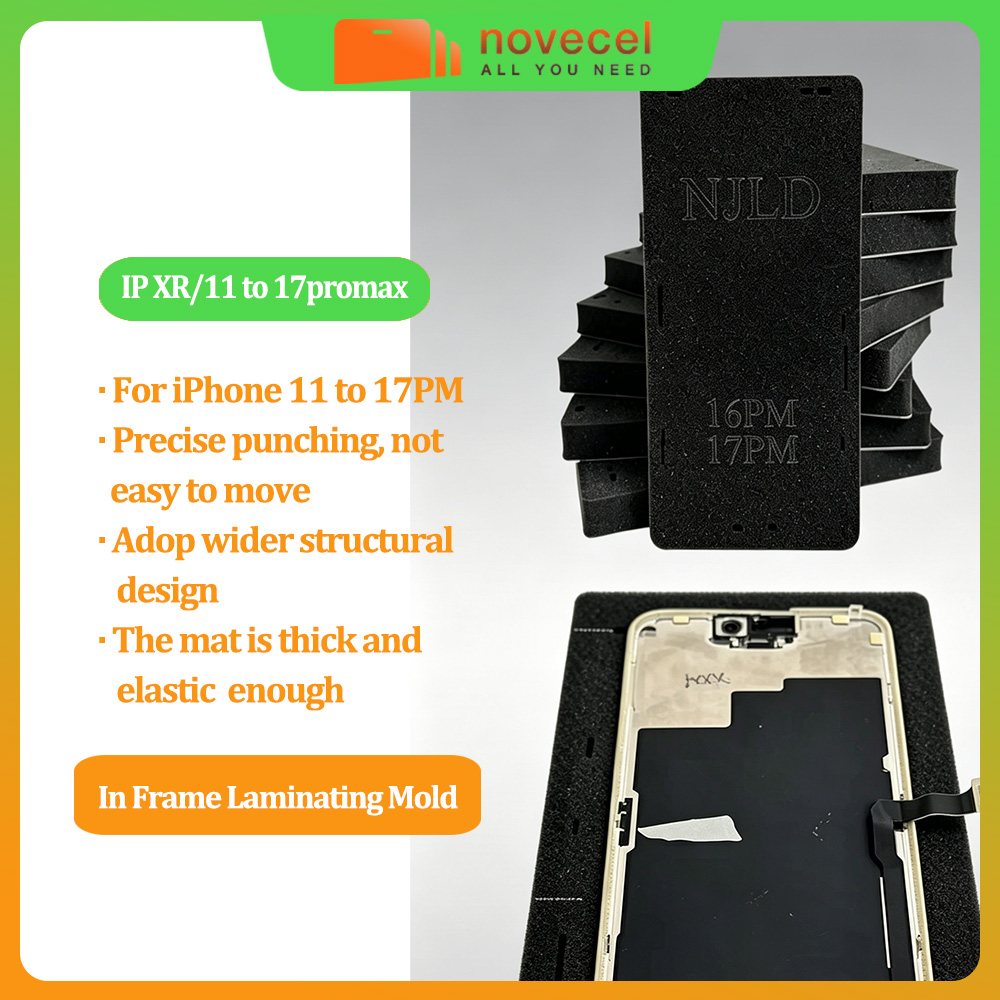 Phone Accessories Repair - フレームラミネートモールドマットLCDスクリーン修理用iPhone 17 16 15 14 13