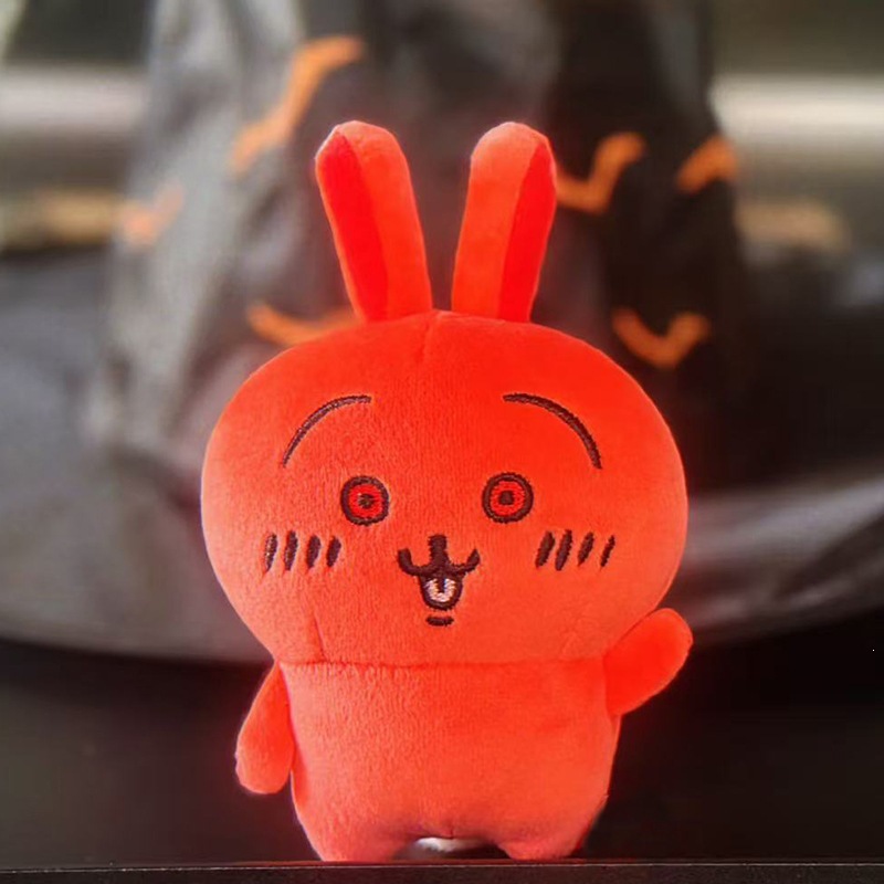 ジイユウサギ赤面怒り顔ぬいぐるみキーホルダーペンダントかわい - Phone Accessories Charms のレビューと価格