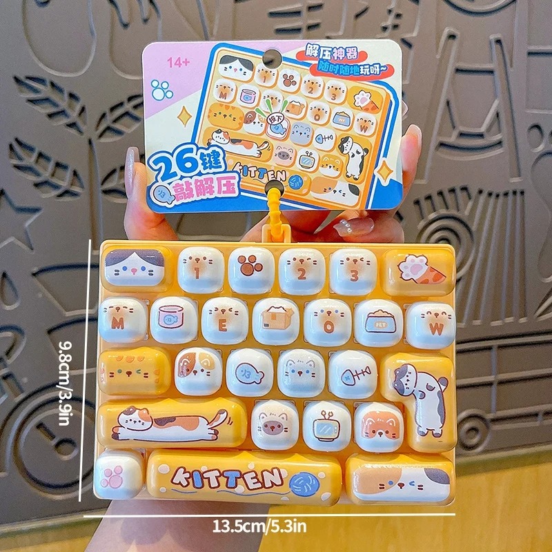 26グリッドの抗ストレスキーボードキーキャップクリッカー、キ - Phone Accessories Charms のレビューと価格