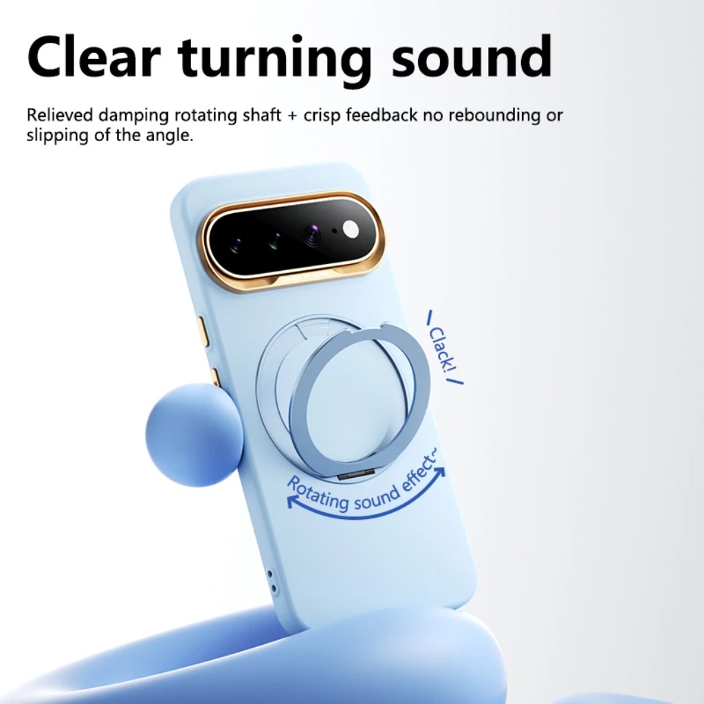  360度回転マグネットリングホルダー付きキックスタンドシ - Phone Ring Holder のレビューと価格