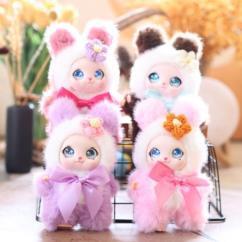 かわいい動物のぬいぐるみキーホルダー 15cm カワイイビニ - Phone Accessories Charms のレビューと価格