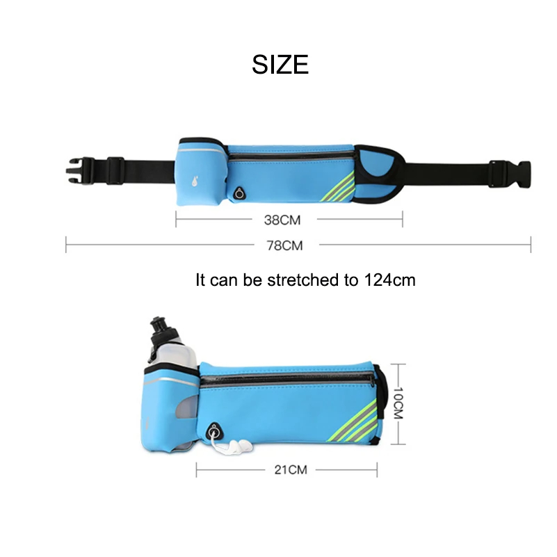 男性と女性のための防水ウエストバッグ,スポーツファニーパック - Phone Accessories Kit のレビューと価格