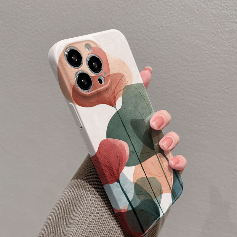 自然の芸術 葉っぱ柄ケース iPhone 17 16 15  - Xo Phone Accessories のレビューと価格