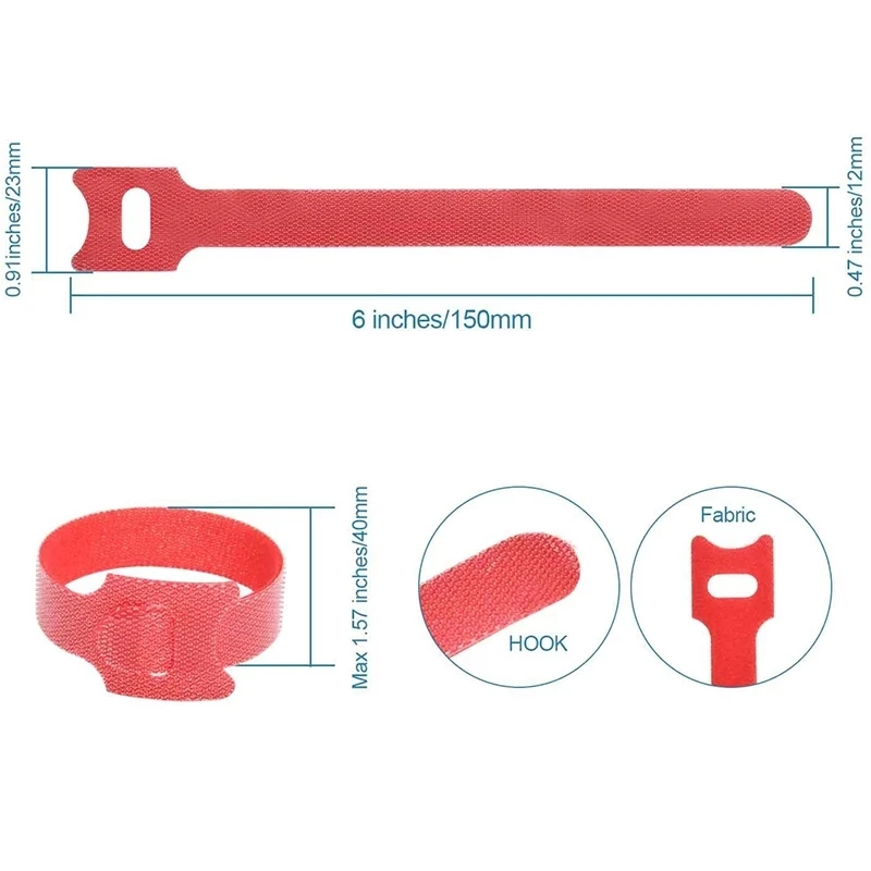 10/30/50 個ケーブルオーガナイザー再利用可能なフック - Phone Accessories Hanger のレビューと価格