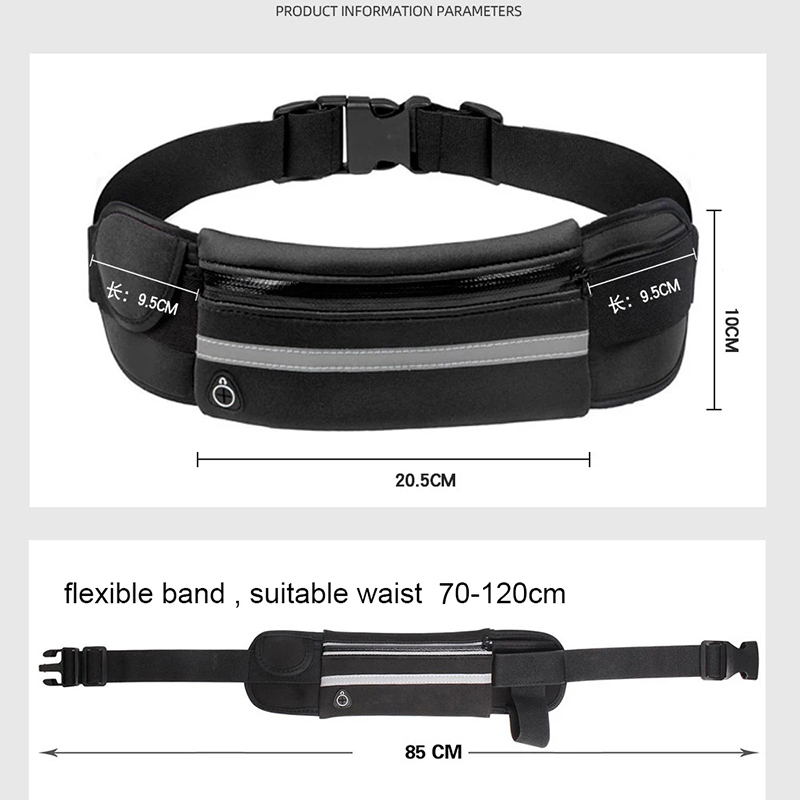 スポーツファニーパック女性ランニングウエストバッグ男性ベルト - Phone Accessories Kit のレビューと価格