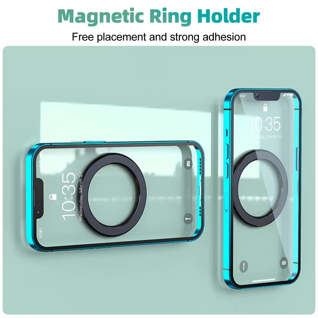 MagSafe対応 強力磁気リング式スマホホルダー 粘着マグ - Phone Ring Holder のレビューと価格