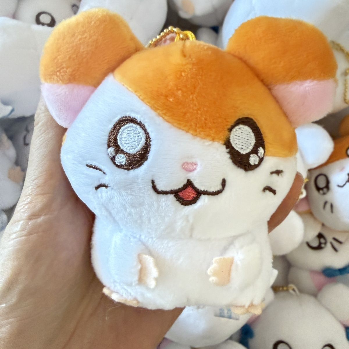 かわいいハムタロ ビジュー ハグぬいぐるみキーホルダー バッ - Phone Accessories Charms のレビューと価格