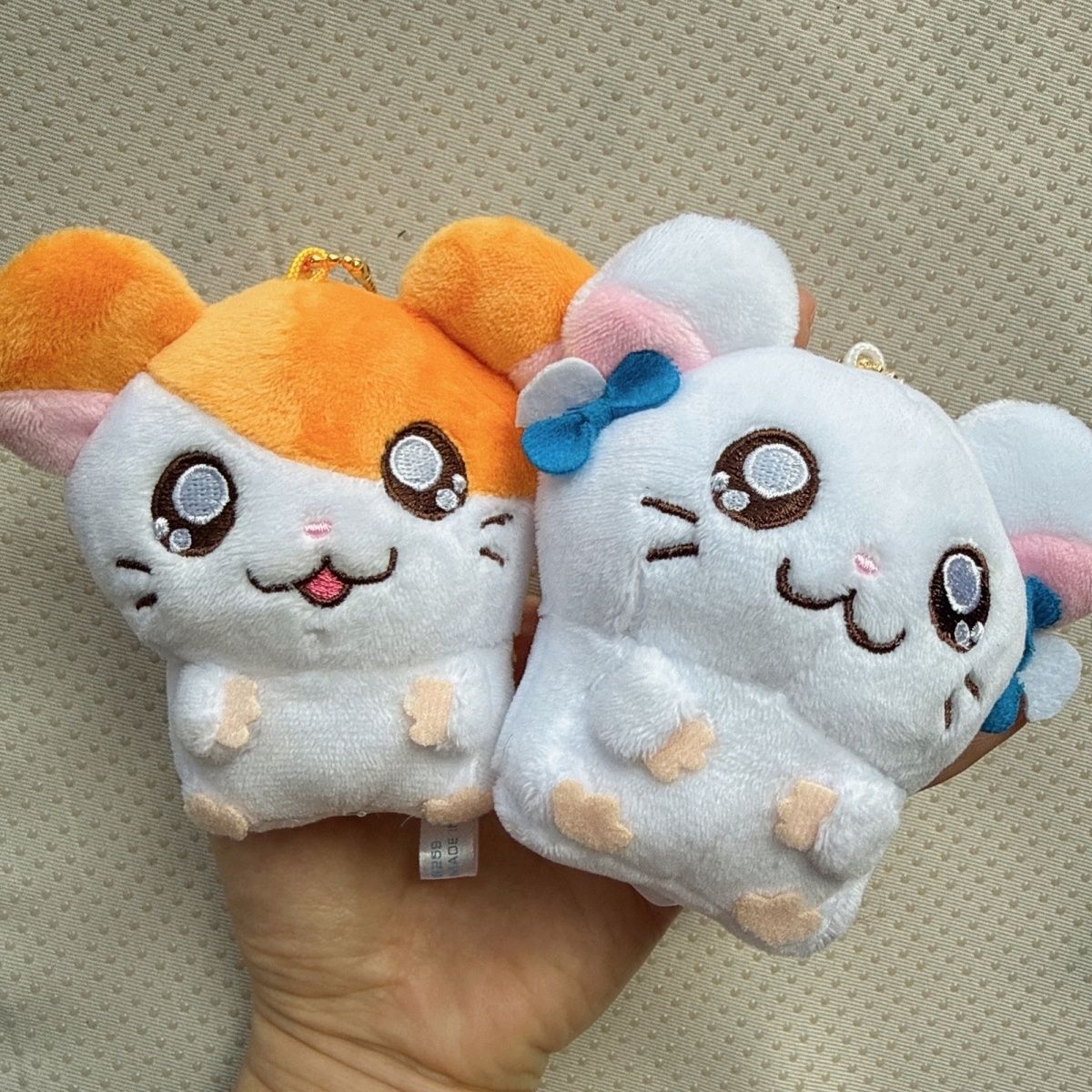 かわいいハムタロ ビジュー ハグぬいぐるみキーホルダー バッ - Phone Accessories Charms のレビューと価格