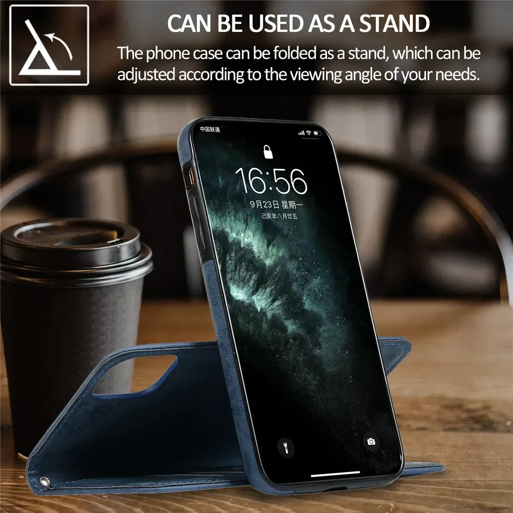 高級レザー取り外し可能なフリップウォレットカードケース Ip - Xo Phone Accessories のレビューと価格