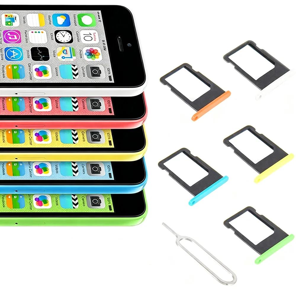 iPhone 5C用 SIMカードエラー修正交換用SIMトレ - Phone Accessories Repair のレビューと価格