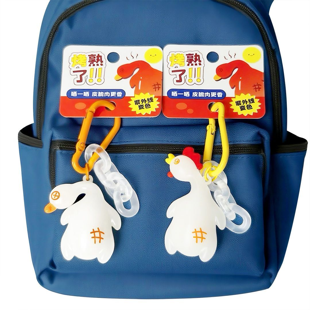 楽しい大きくて丈夫なUVライトで色が変わるローストダックペン - Phone Accessories Charms のレビューと価格