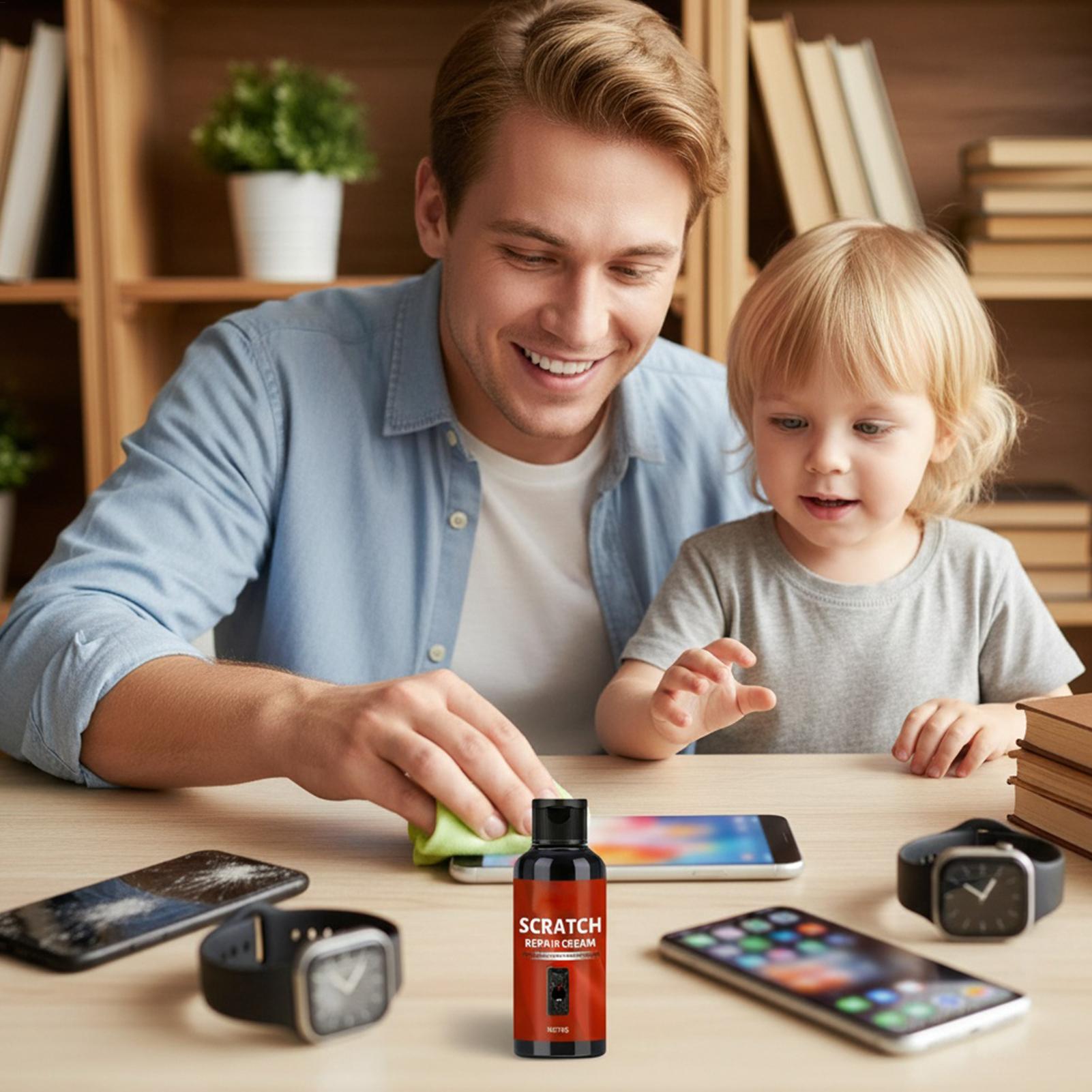 ガラス傷消し＆研磨クリーム クイックリペアキット 携帯電話画 - Phone Accessories Repair のレビューと価格