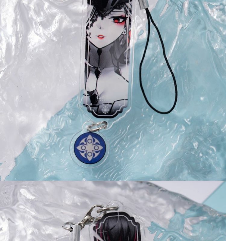 8 個アニメキーホルダー原神インパクトファトゥイピエロザドク - Phone Accessories Charms のレビューと価格