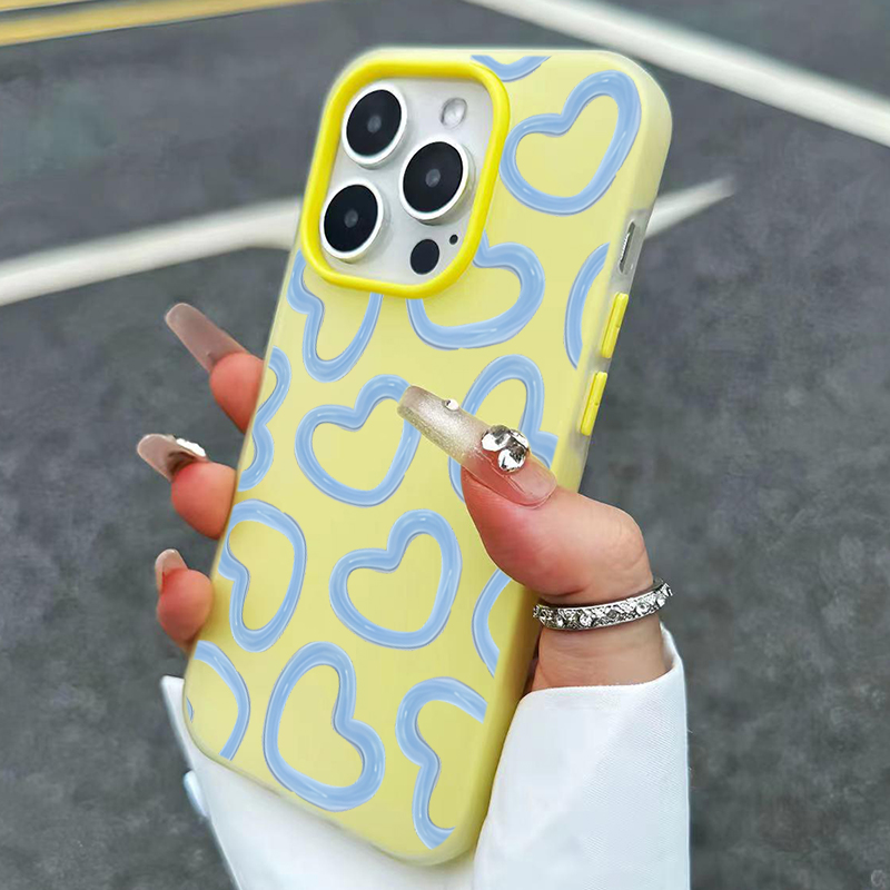 かわいい油絵風ハート柄のiPhoneケース（iPhone 1 - Xo Phone Accessories のレビューと価格