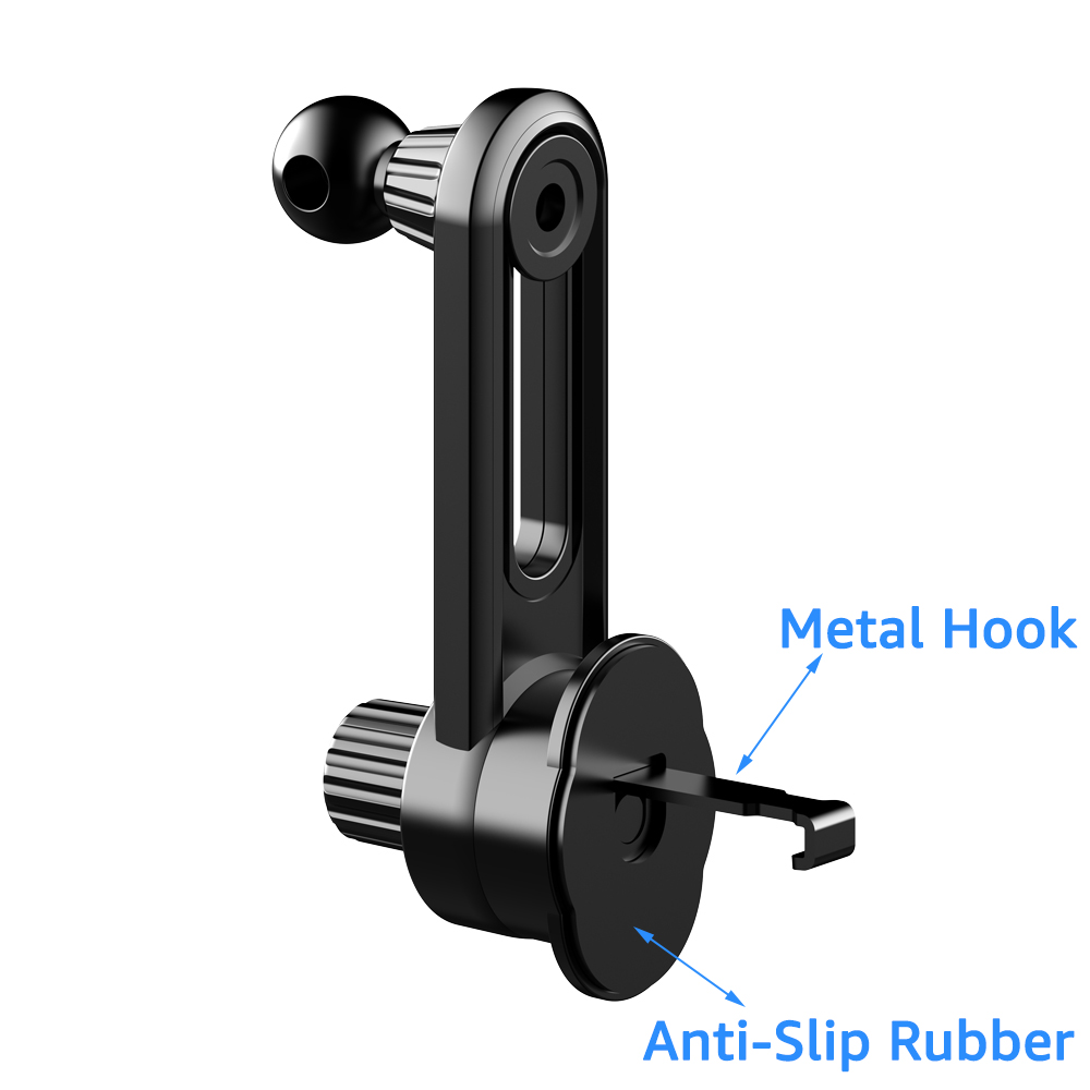 メタルフックカーエアコン吹き出し口クランプクリップアップグレ - Phone Accessories Hanger のレビューと価格