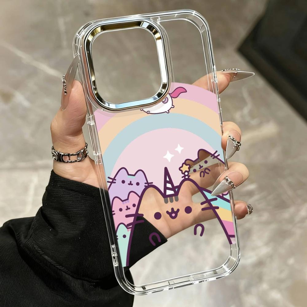 漫画プシーン猫マット透明クリア耐衝撃スマホケース iPhon - Xo Phone Accessories のレビューと価格