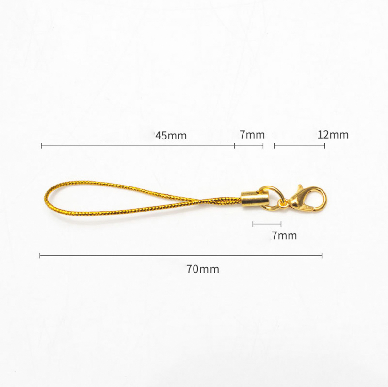 ゴールドロブスタークラスプ付き携帯電話ケース,リアットストラ - Phone Accessories Charms のレビューと価格