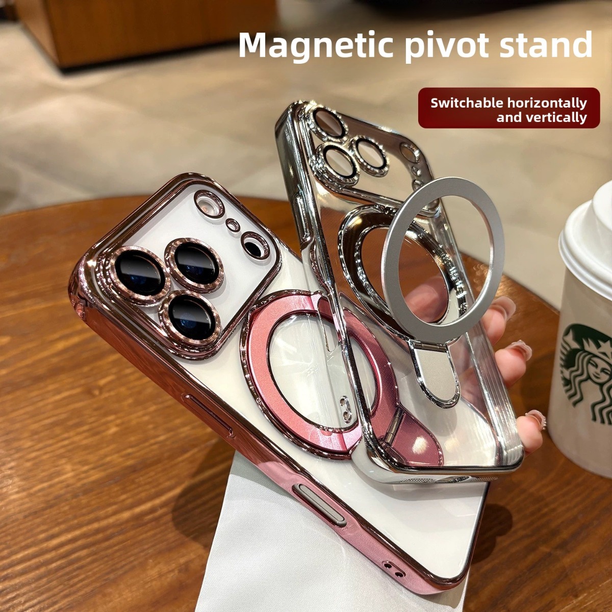 MagSafe対応 マグネット式スマホケース iPhone  - Phone Ring Holder のレビューと価格