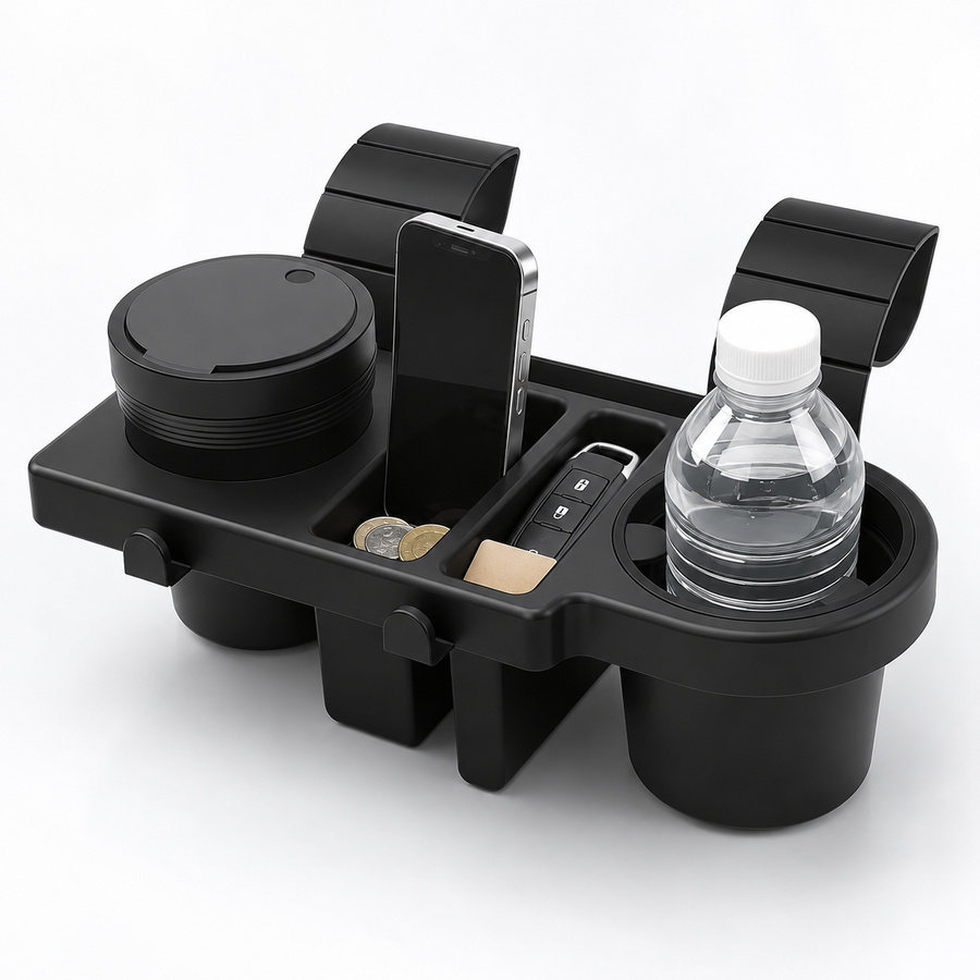 車のドアエッジオーガナイザー、カップホルダー、電話スロット、 - Phone Accessories Hanger のレビューと価格