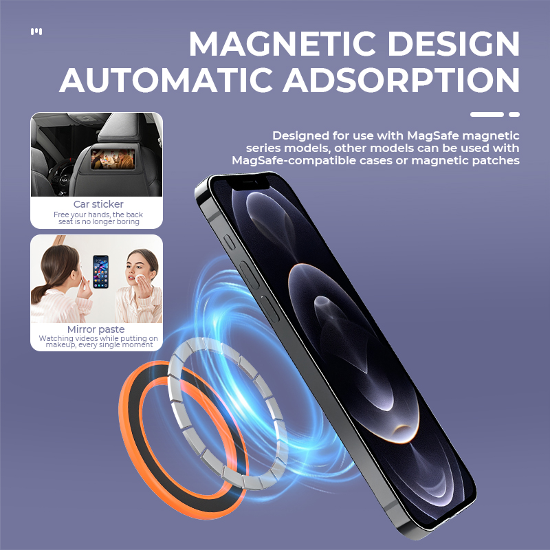 MagSafe対応 強力マグネットリング式スマホホルダー 粘 - Phone Ring Holder のレビューと価格