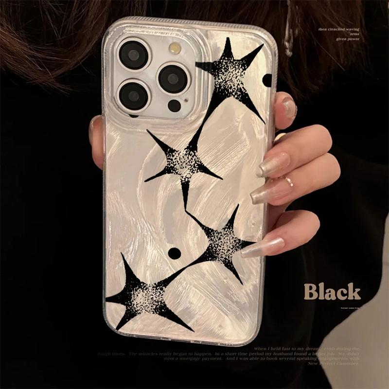 輝く星柄のおしゃれなスマホケース iPhone 17 16  - Xo Phone Accessories のレビューと価格