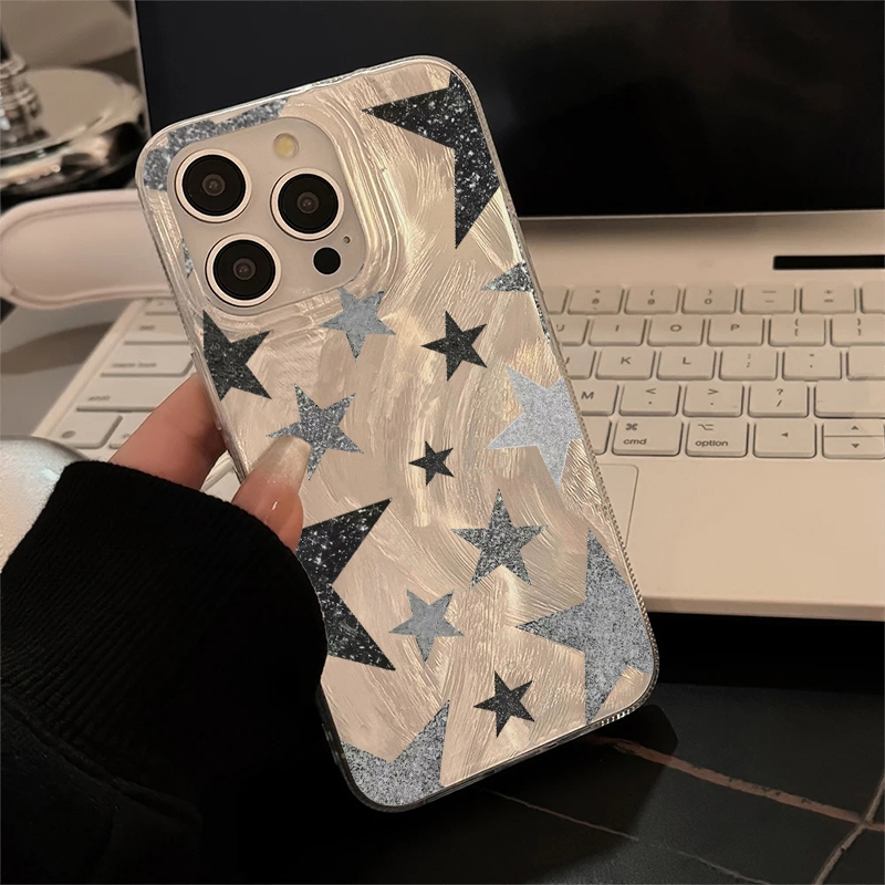 輝く星柄のおしゃれなスマホケース iPhone 17 16  - Xo Phone Accessories のレビューと価格