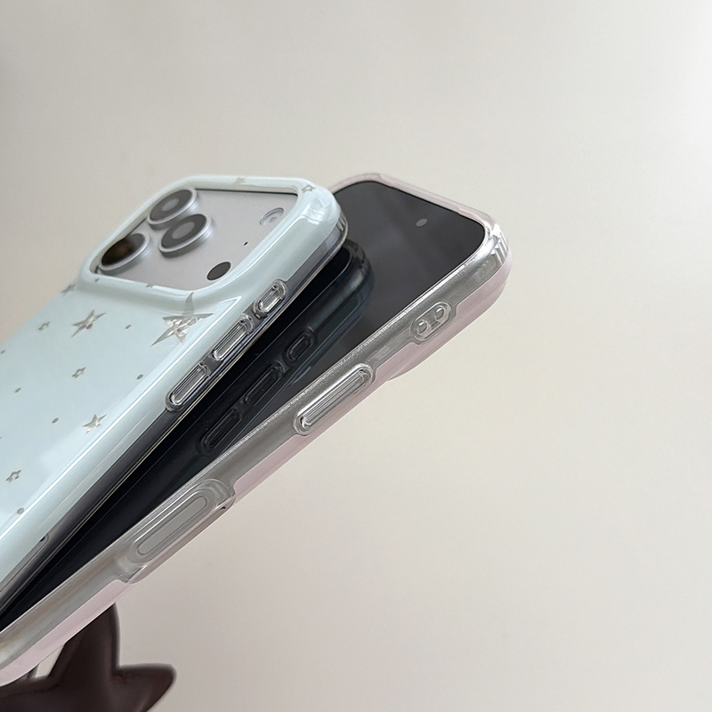 韓国のかわいい星柄スマホケース iPhone 17 Pro  - Phone Accessories Charms のレビューと価格