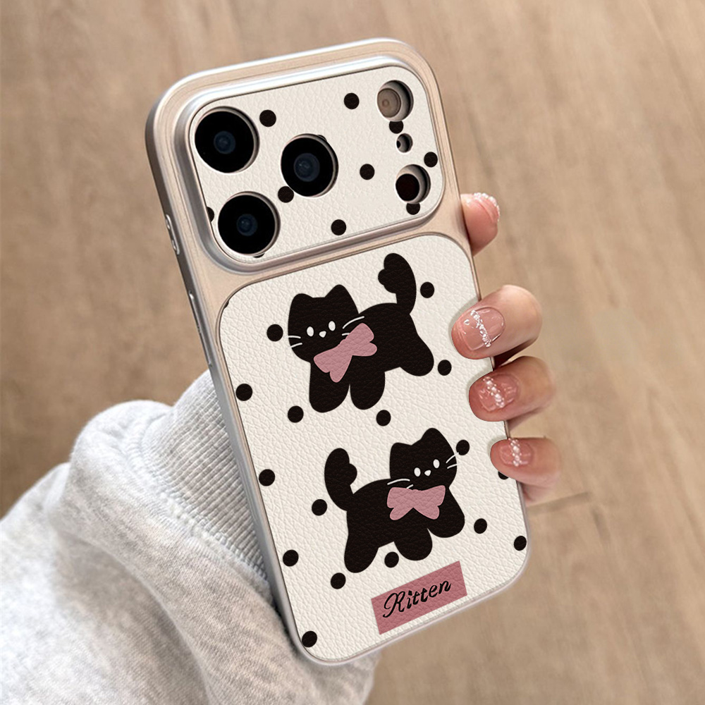 可愛い子犬柄レザー製iPhoneケース iPhone 17  - Apple Iphone 16 のレビューと価格