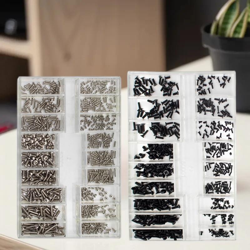 1セットのネジ、時計用ネジボックス、18種類のネジキット、ミ - Phone Accessories Repair のレビューと価格