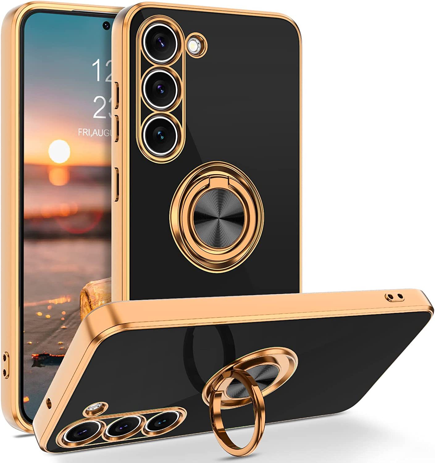 Luxury Plating Magnetic 360°Ri - Phone Ring Holder のレビューと価格