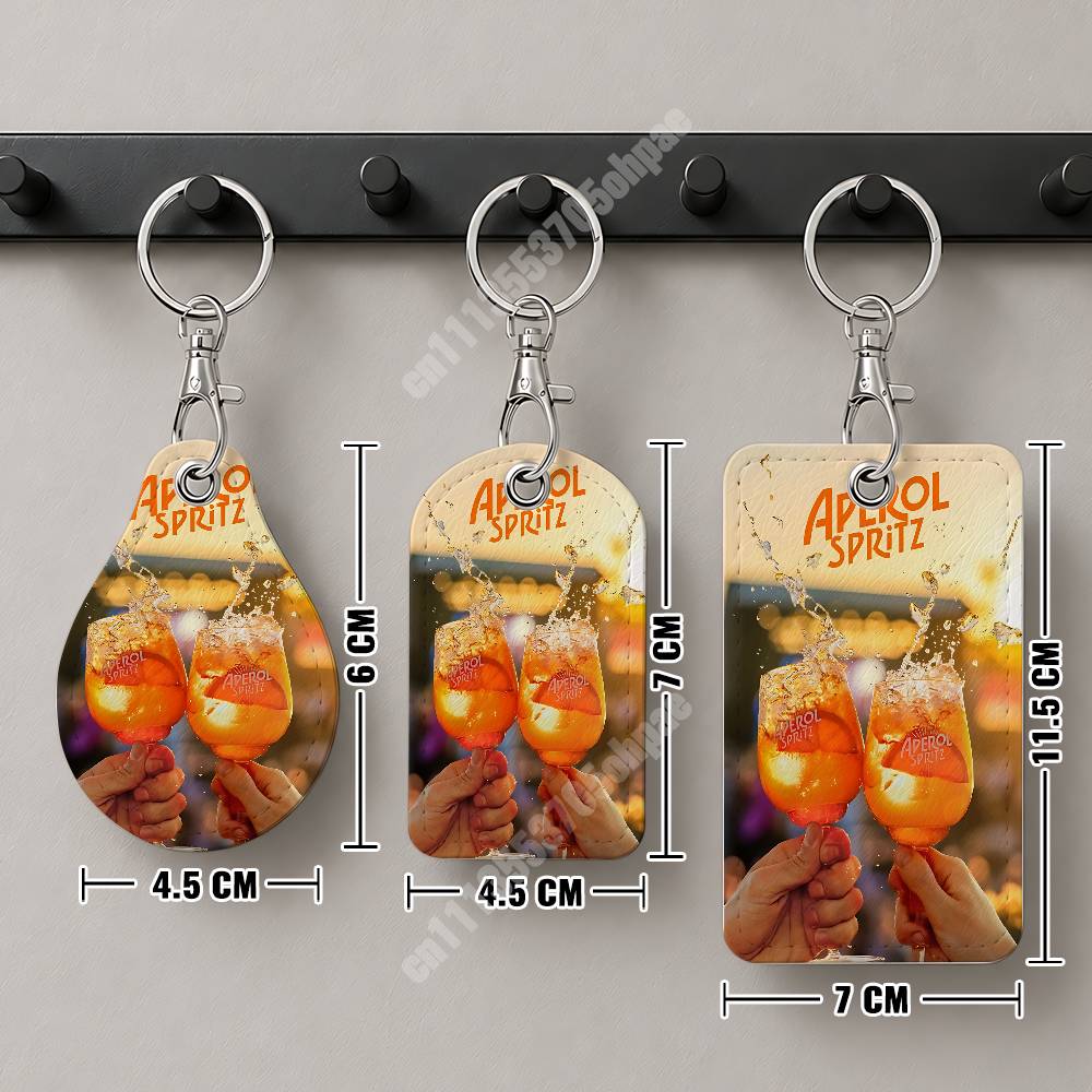オレンジ色のプロセッコA-アペロールS-スプリッツレザーキー - Phone Accessories Charms のレビューと価格