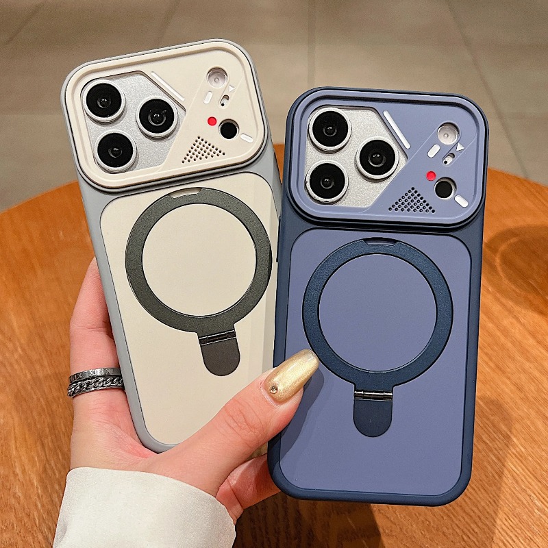 高級メタルリングホルダー付きマグネット式iPhoneケース  - Phone Ring Holder のレビューと価格