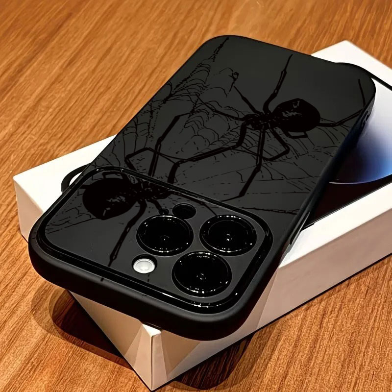 クールな黒蜘蛛柄のiPhoneケース iPhone 11 1 - Xo Phone Accessories のレビューと価格